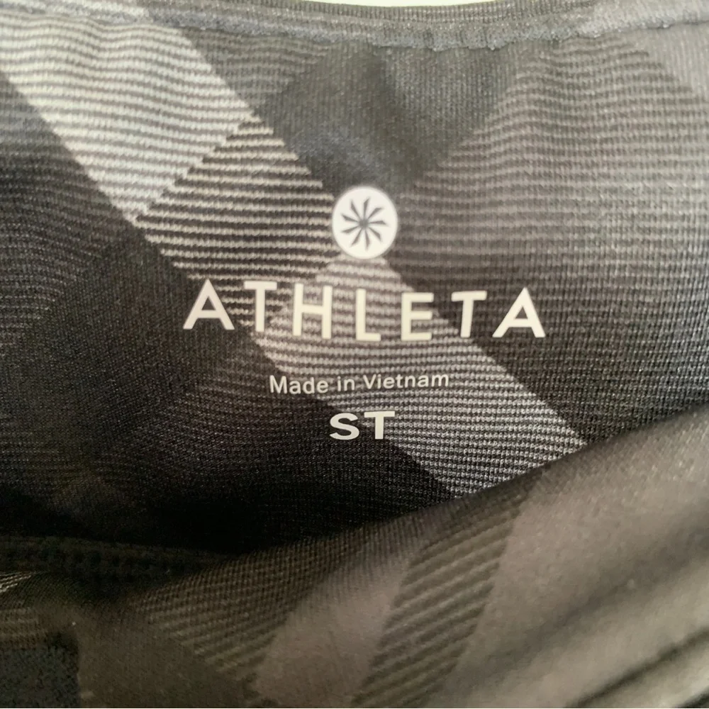 Athleta Gray/Black Plaid Fleece-Lined Skirt‎ Size Small Tall